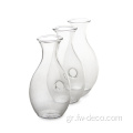 Clear Glass Bud Conferned Vase για διακόσμηση στο σπίτι